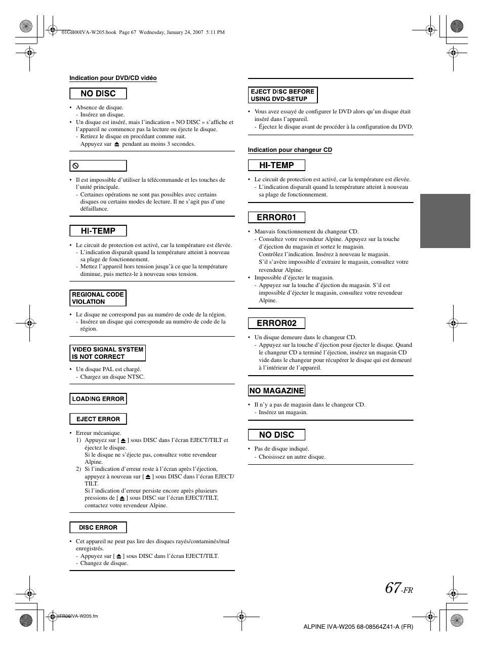 Alpine IVA-W205 User Manual | Page 148 / 238