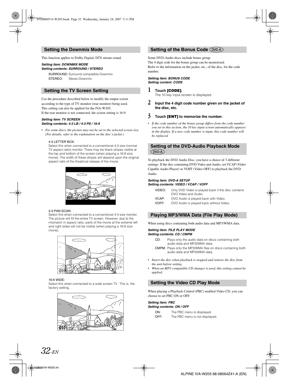 Alpine IVA-W205 User Manual | Page 34 / 238