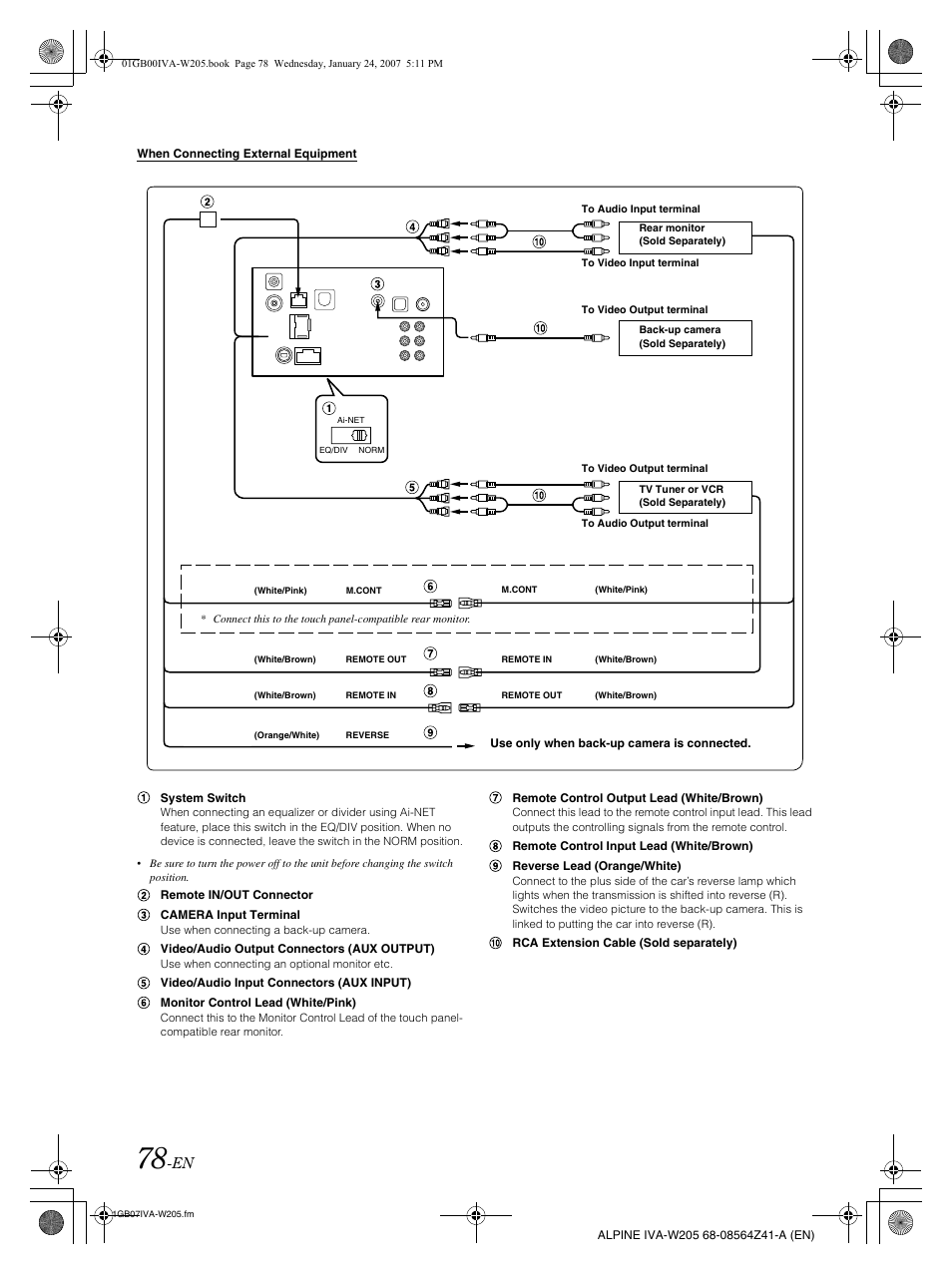 Alpine IVA-W205 User Manual | Page 80 / 238