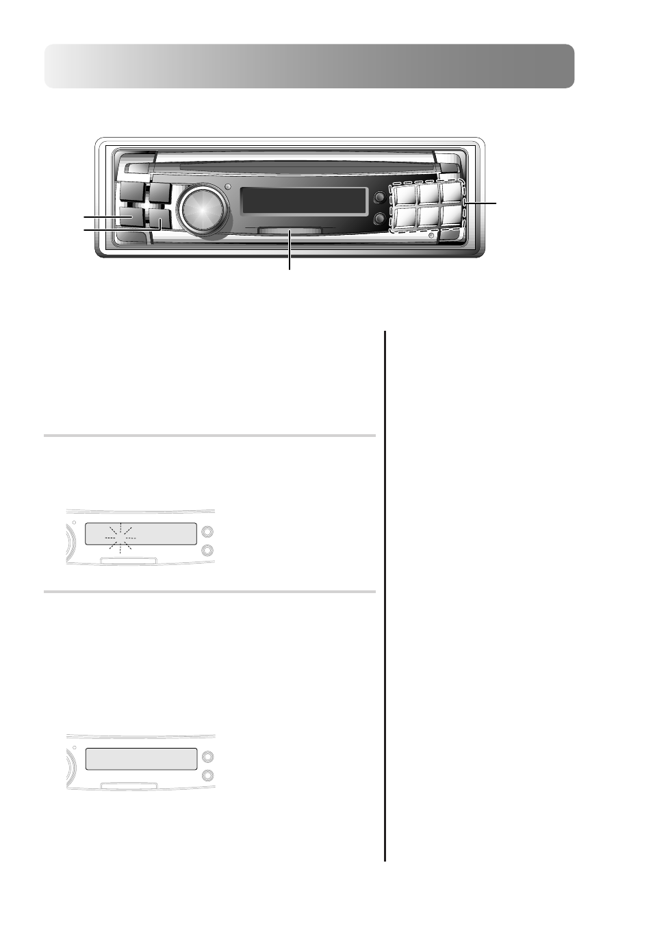 Radio operation, Manual storing of station presets 1 | Alpine CDA-7990 User Manual | Page 36 / 52