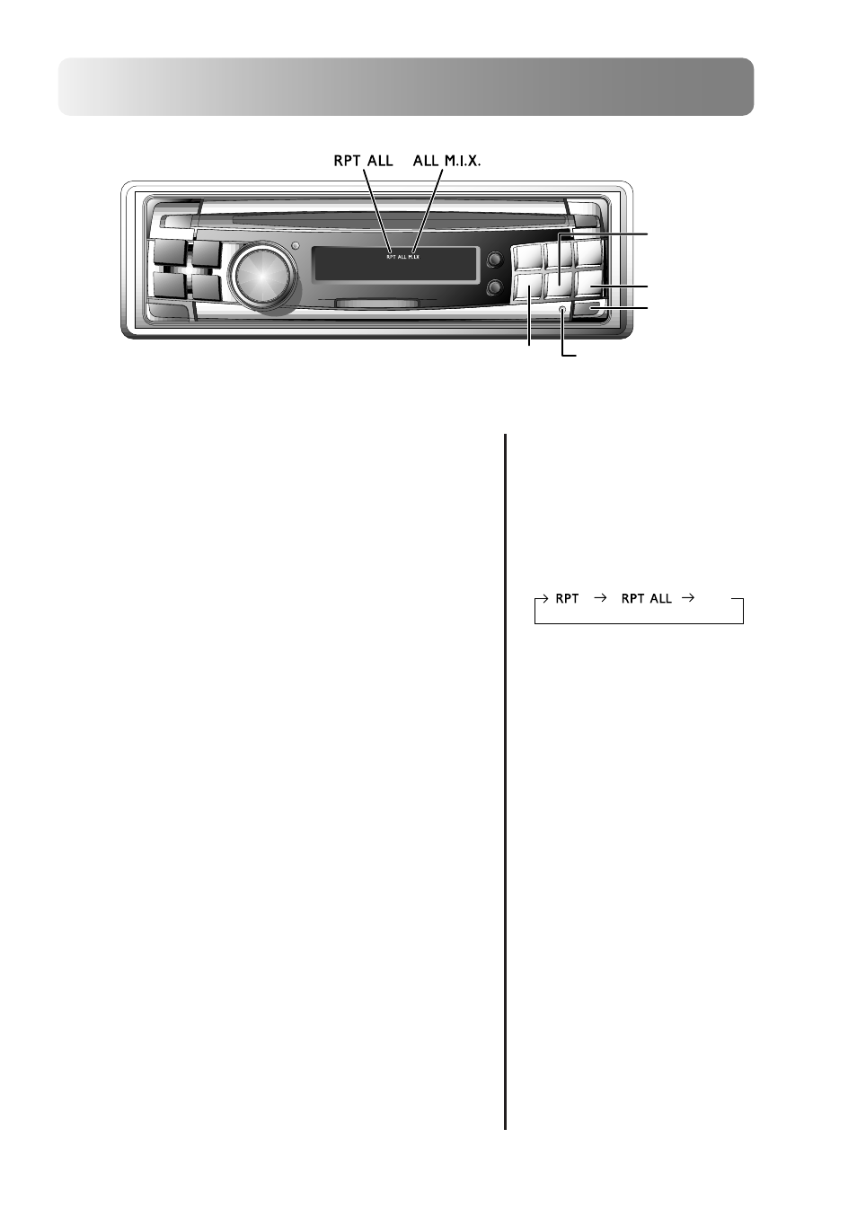 Cd player operation, Repeat play 1 | Alpine CDA-7990 User Manual | Page 42 / 52