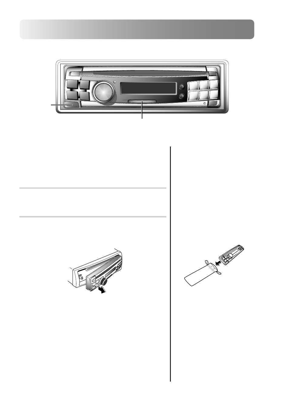 Basic operation, Detaching the front panel | Alpine CDA-7990 User Manual | Page 8 / 52