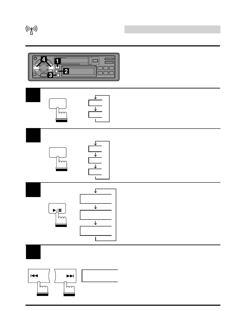 Radio operation, Manual tuning | Alpine TDM-7546E User Manual | Page 10 / 32