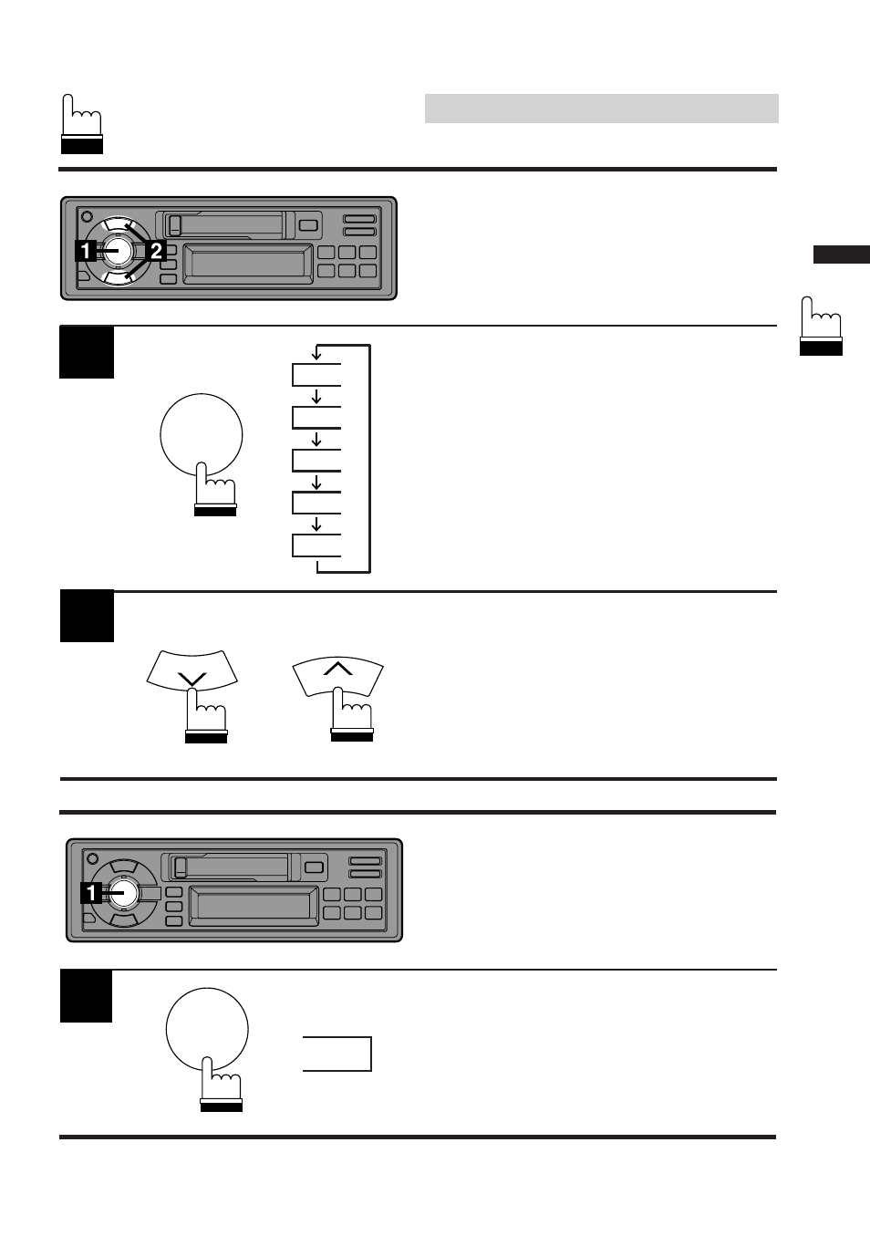Basic operation, Adjusting volume/bass/treble/ balance/fader, Turning loudness on/off | Alpine TDM-7546E User Manual | Page 9 / 32