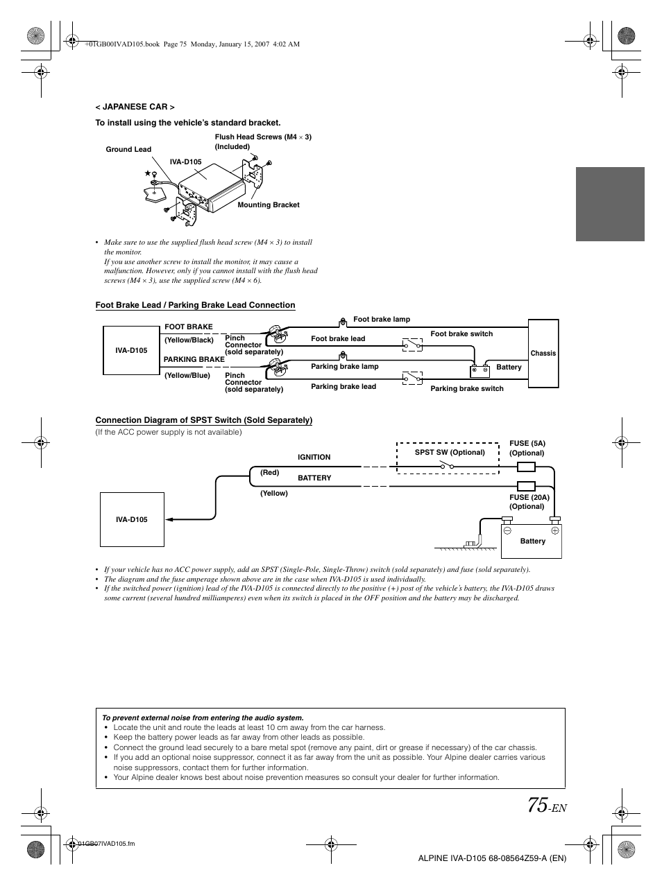 Alpine IVA-D105 User Manual | Page 77 / 83