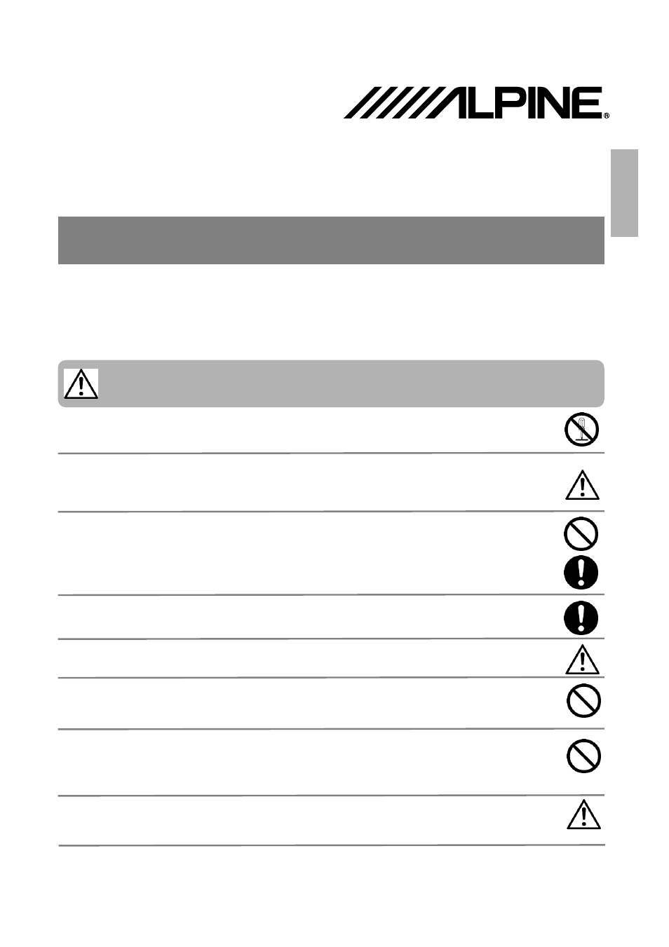 Alpine SWD-1600 User Manual | 13 pages