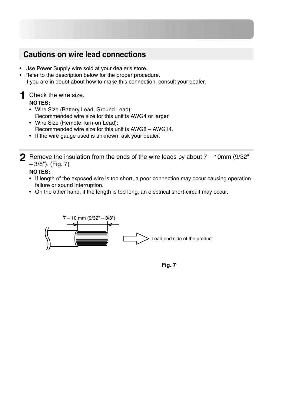 Connections, Cautions on wire lead connections | Alpine MRV-F900 User Manual | Page 14 / 28