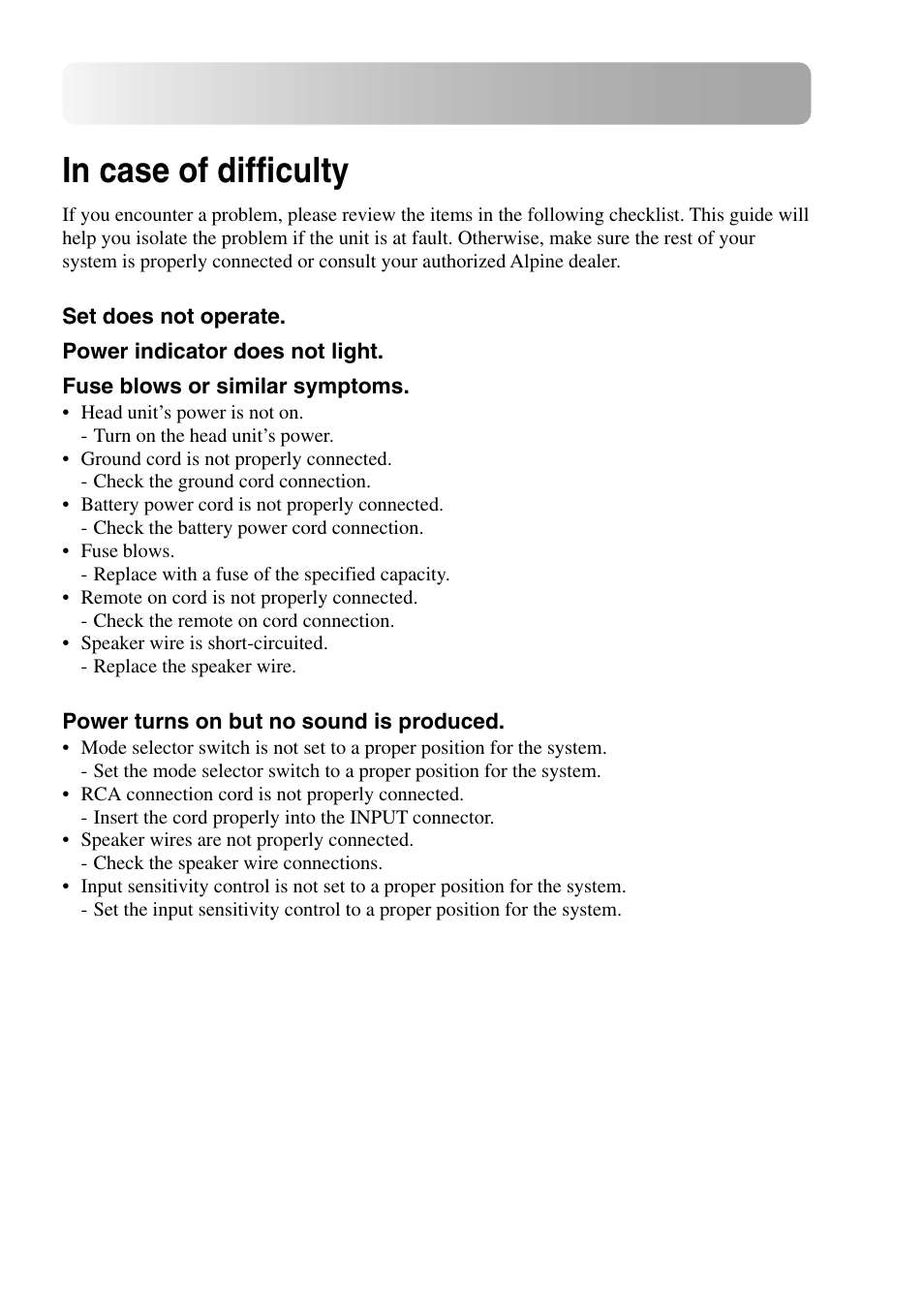 Information | Alpine MRV-F900 User Manual | Page 22 / 28
