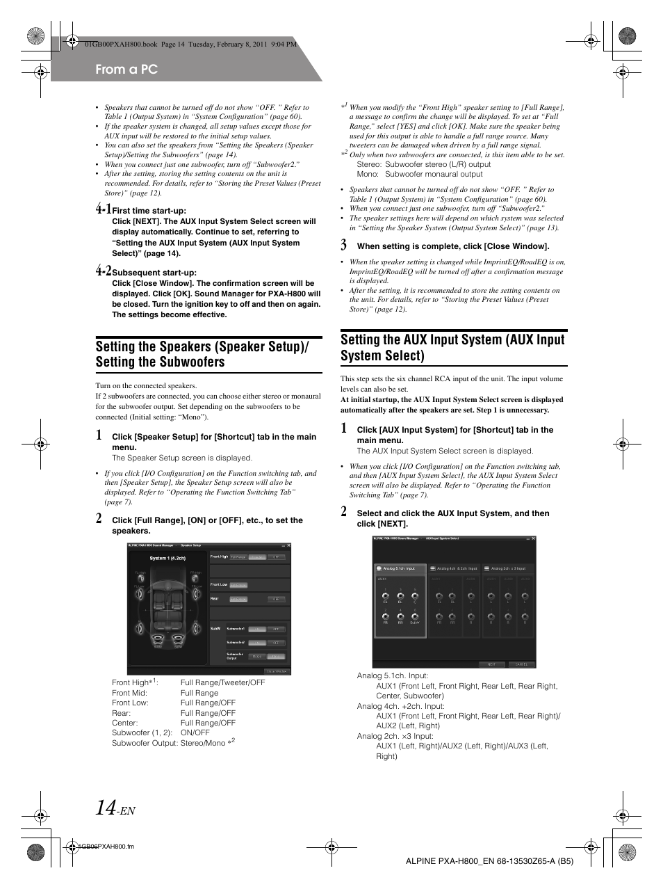 Alpine PXA-H800 User Manual | Page 16 / 66