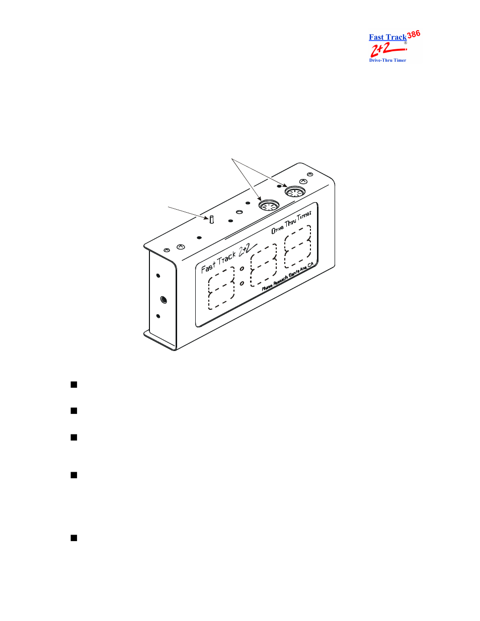 4 remote displays, Remote displays | PHASE RESEARCH 2000 Series User Manual | Page 22 / 131