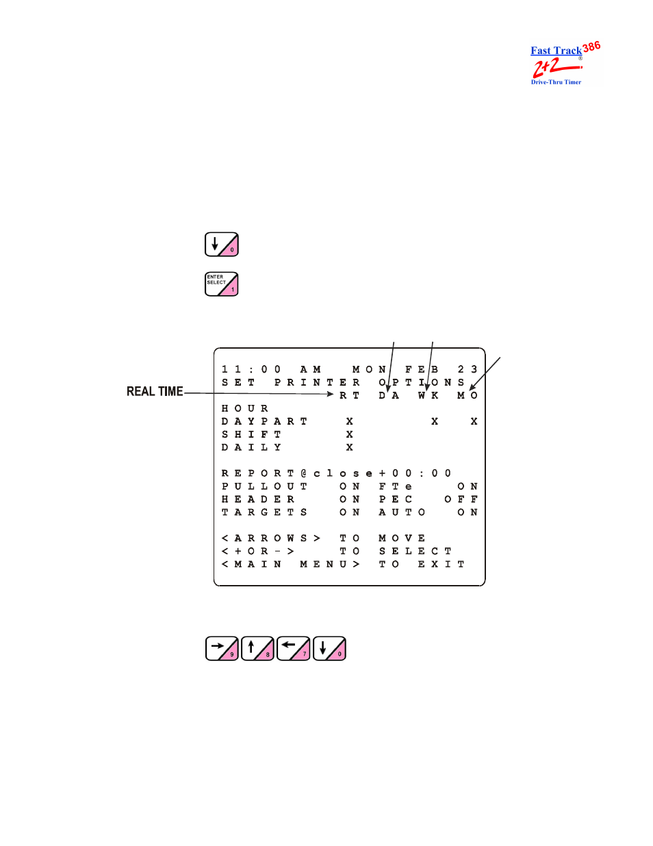 1.7 set printer options, 1.7 set printer options -17 | PHASE RESEARCH 2000 Series User Manual | Page 85 / 131