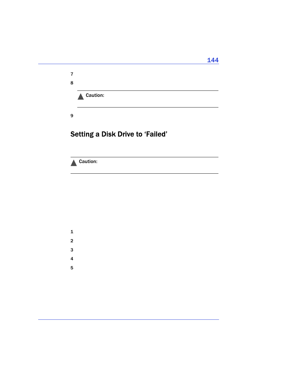 Setting a disk drive to ‘failed | Adaptec Storage Manager User Manual | Page 145 / 191