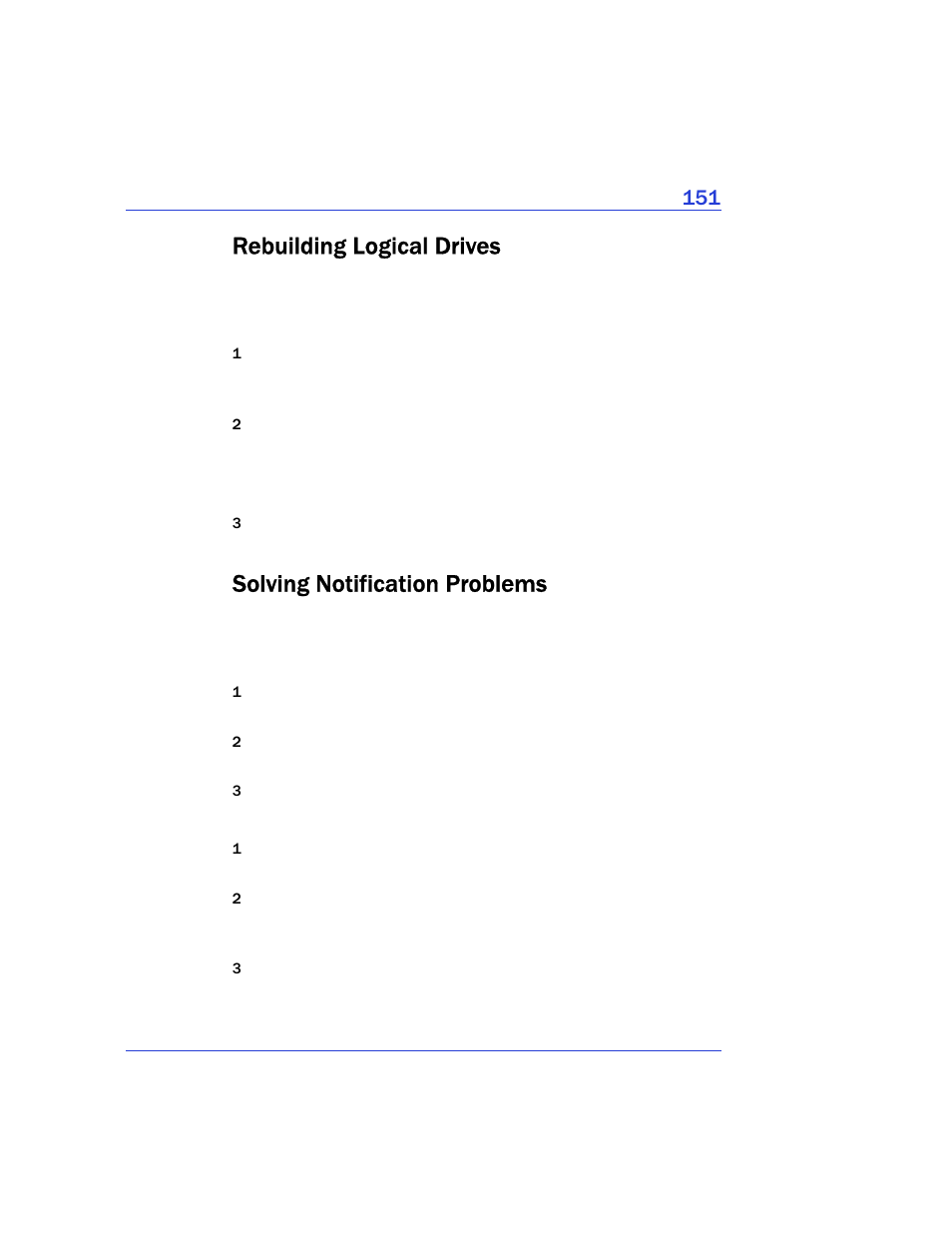 Rebuilding logical drives, Solving notification problems, Build (see | Adaptec Storage Manager User Manual | Page 152 / 191