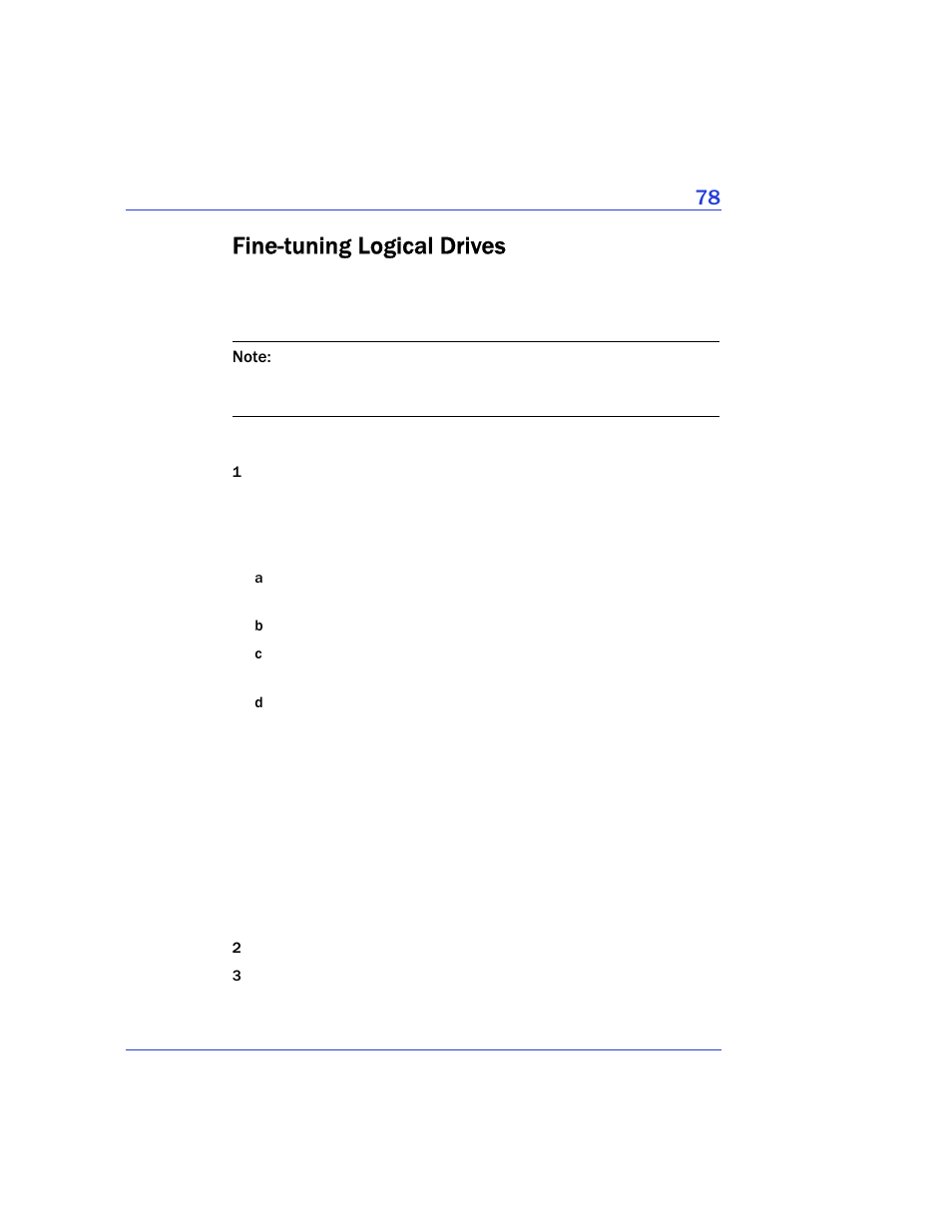 Fine-tuning logical drives, Fine-tuning logical | Adaptec Storage Manager User Manual | Page 79 / 191