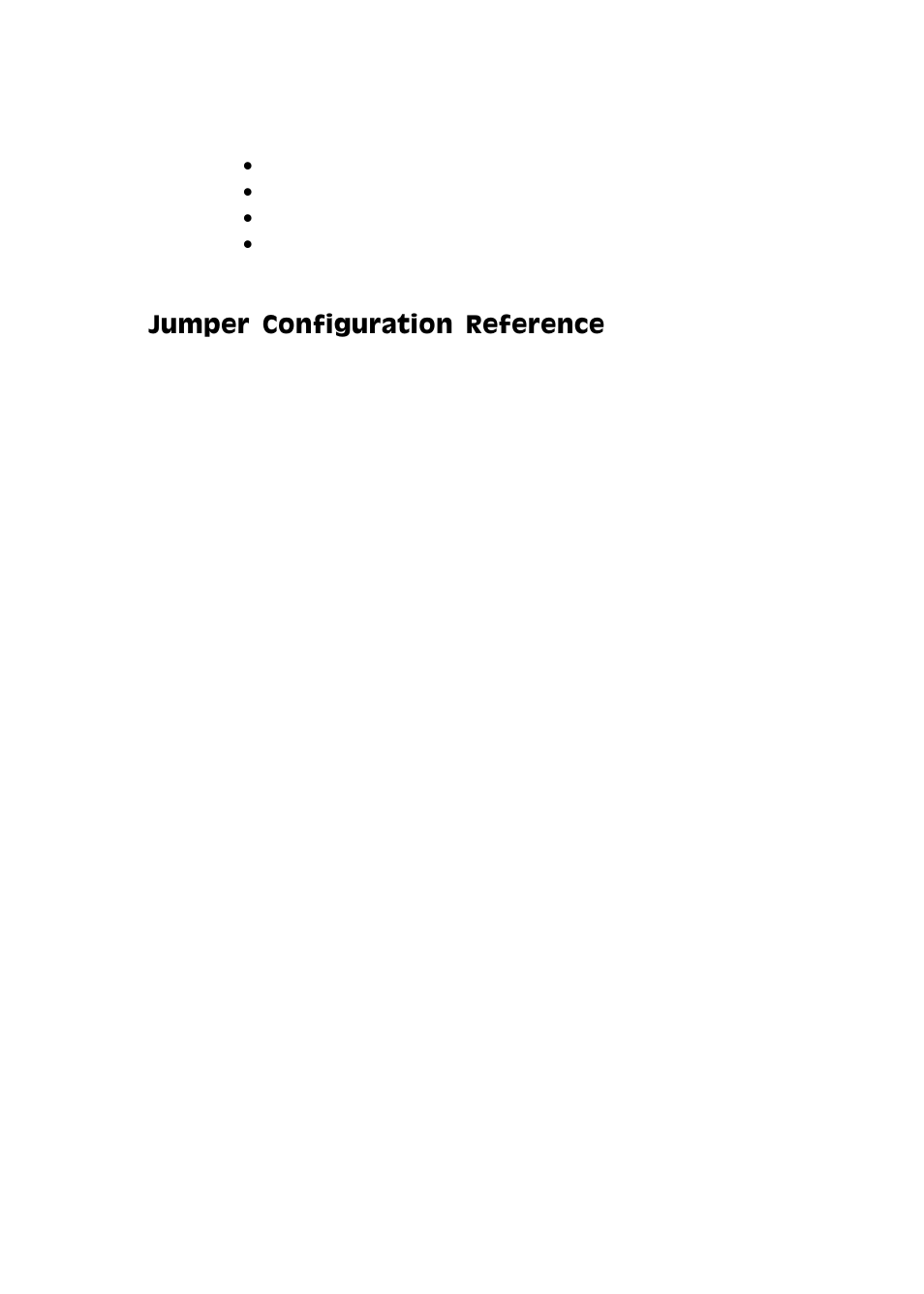 Jumper configuration reference | Adaptec PC/104 User Manual | Page 18 / 62