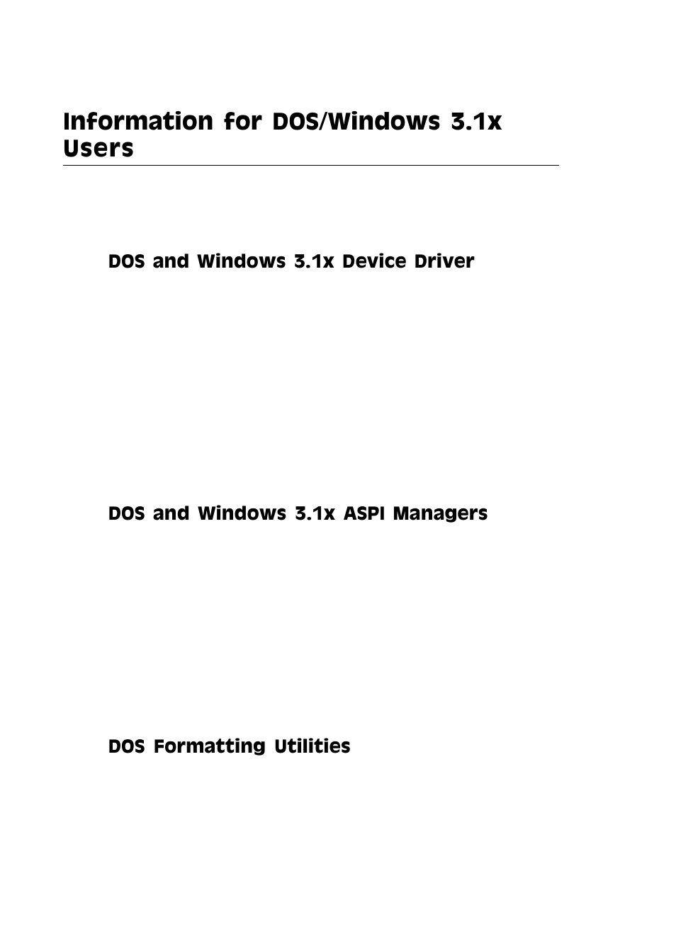 Information for dos/windows 3.1x users | Adaptec PC/104 User Manual | Page 32 / 62