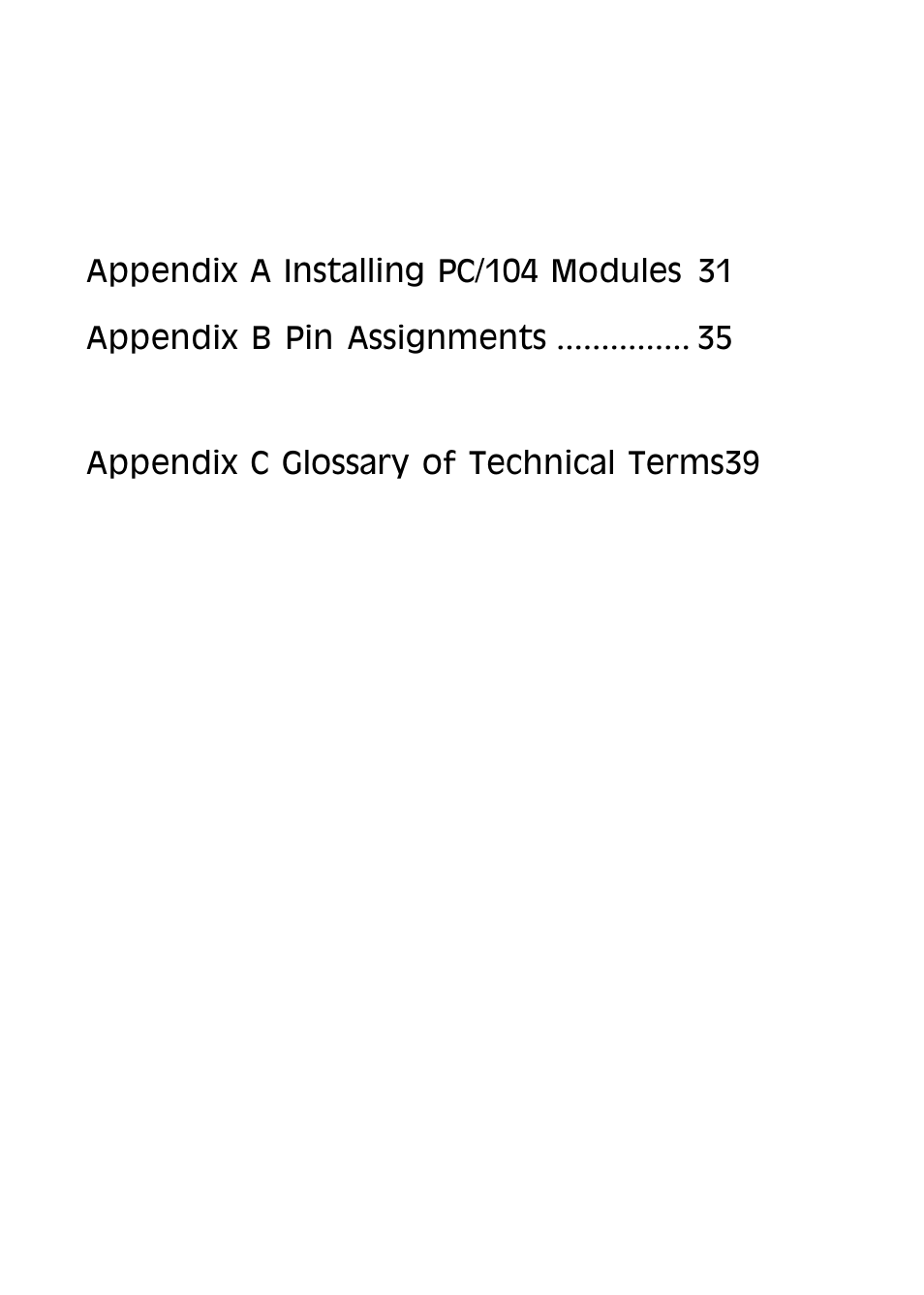 Adaptec PC/104 User Manual | Page 6 / 62