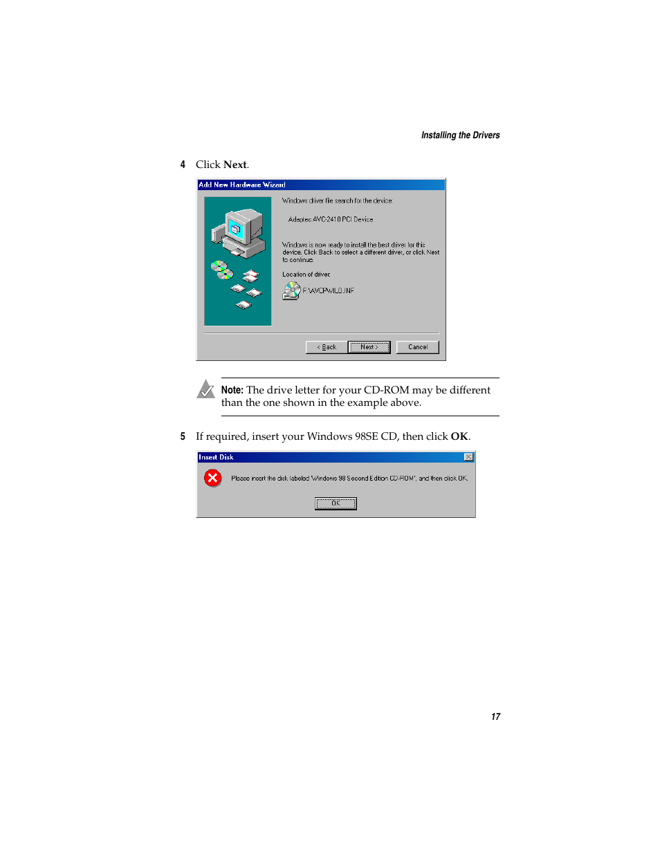 Adaptec AVC-2410 User Manual | Page 25 / 61