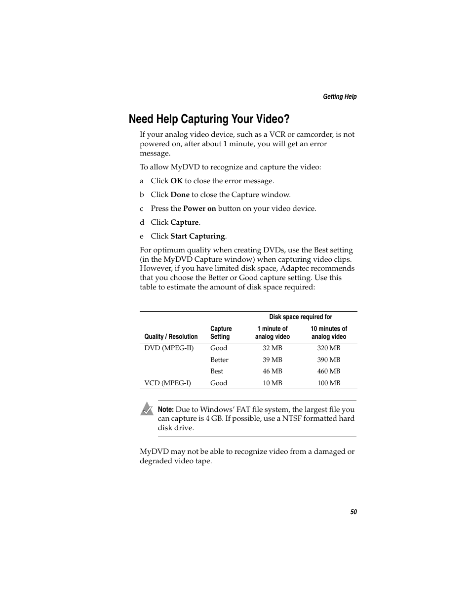 Need help capturing your video, For mor | Adaptec AVC-2410 User Manual | Page 58 / 61
