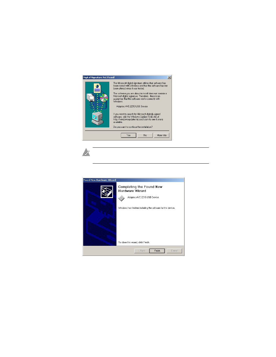 Adaptec AVC-2210 User Manual | Page 21 / 43