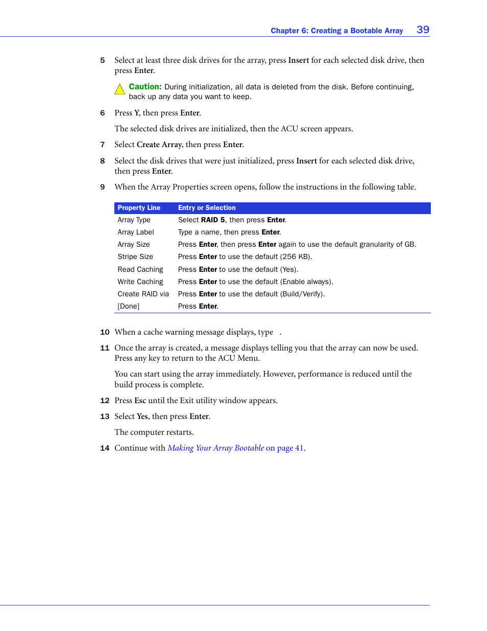 Adaptec SAS/SATA/SCSI RAID Controllers User Manual | Page 39 / 112