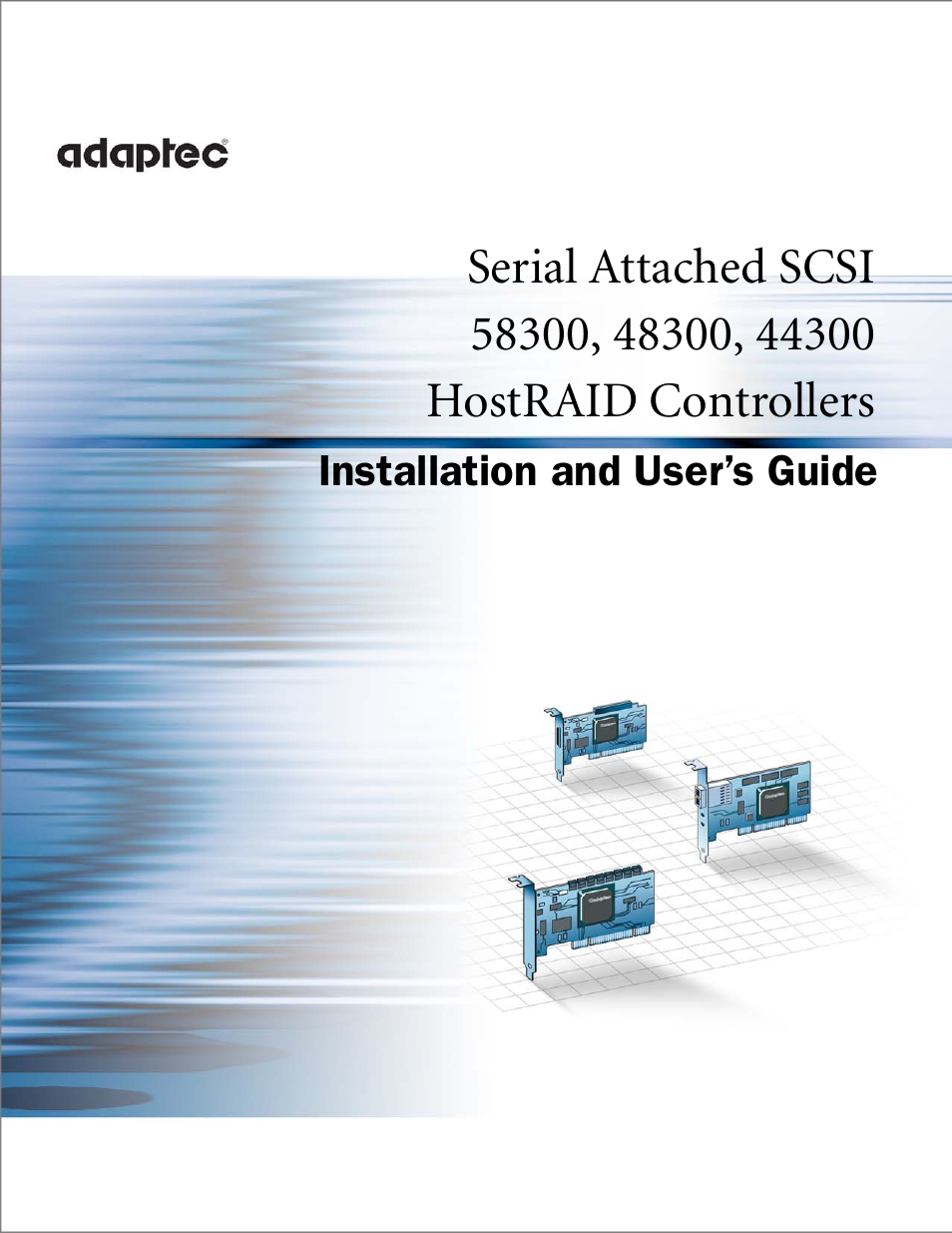 Adaptec 58300 User Manual | 88 pages