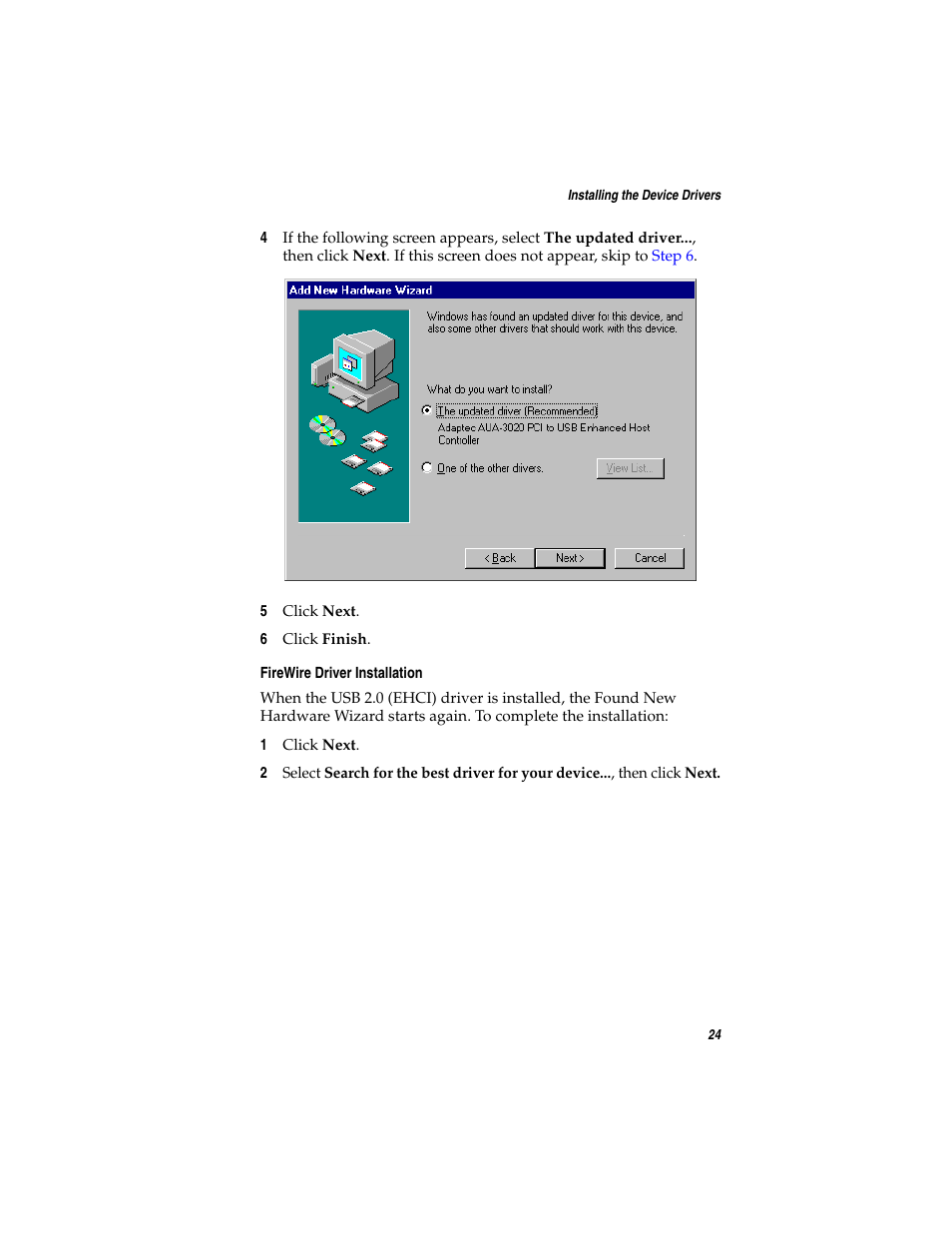 Adaptec DuoConnect AUA-3020 User Manual | Page 32 / 43