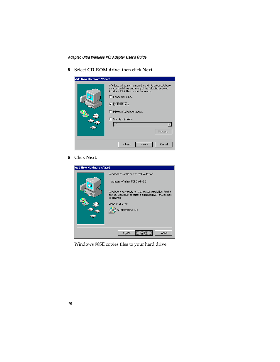 Adaptec WirelessTM User Manual | Page 23 / 58