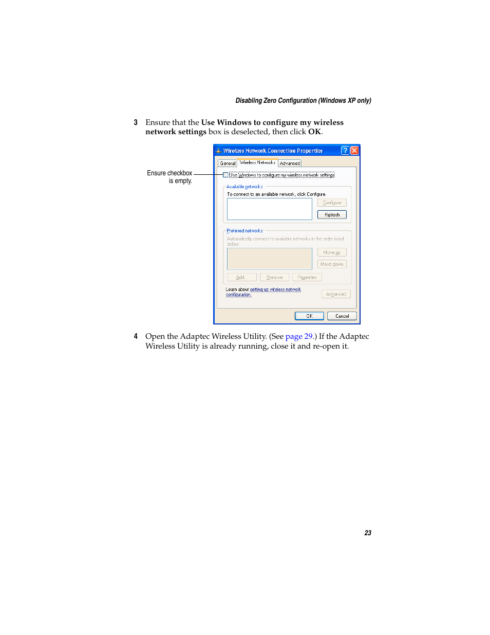 Adaptec WirelessTM User Manual | Page 30 / 58