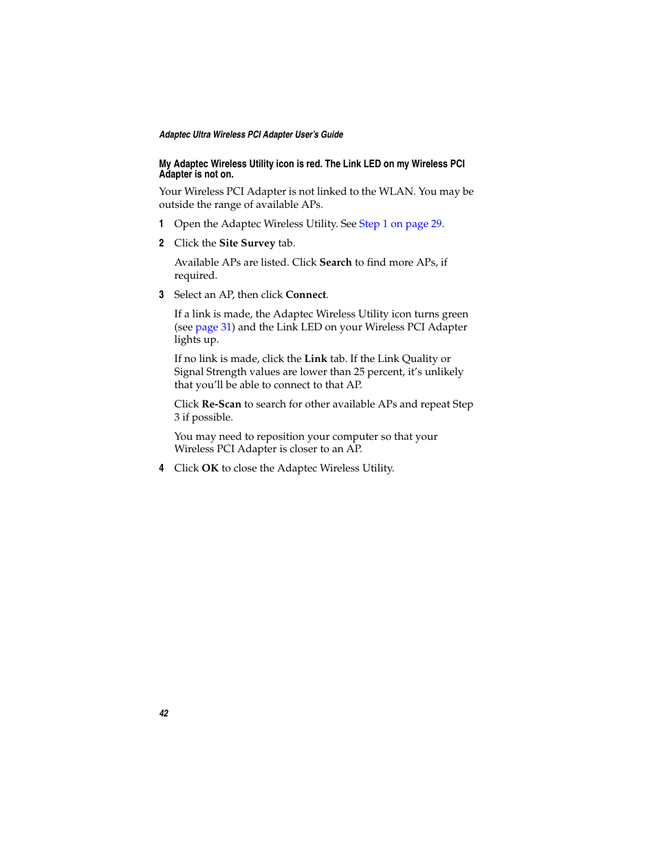 Adaptec WirelessTM User Manual | Page 49 / 58