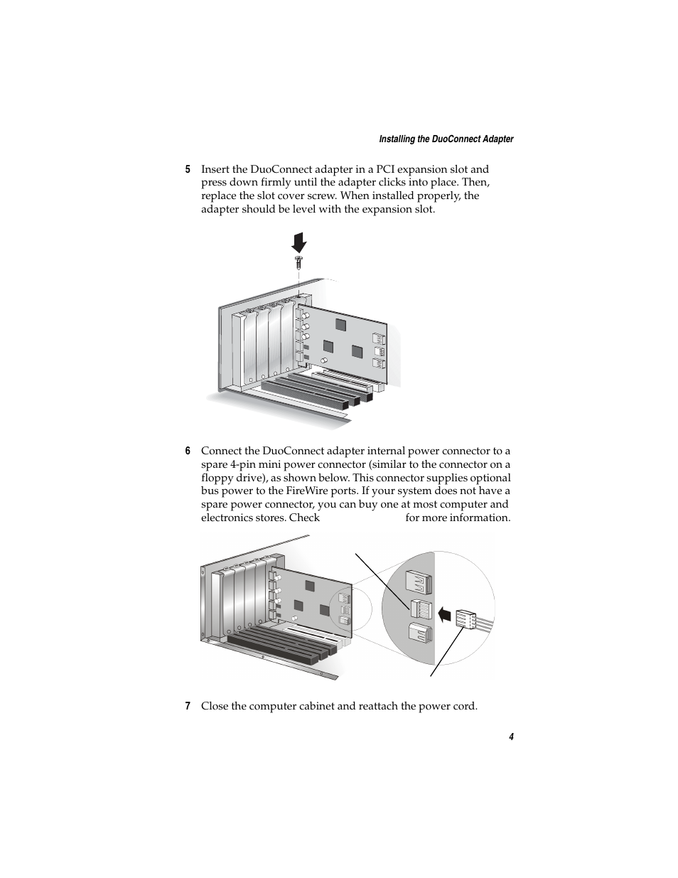 Adaptec DuoConnect Adapter AUA-3121 User Manual | Page 13 / 42
