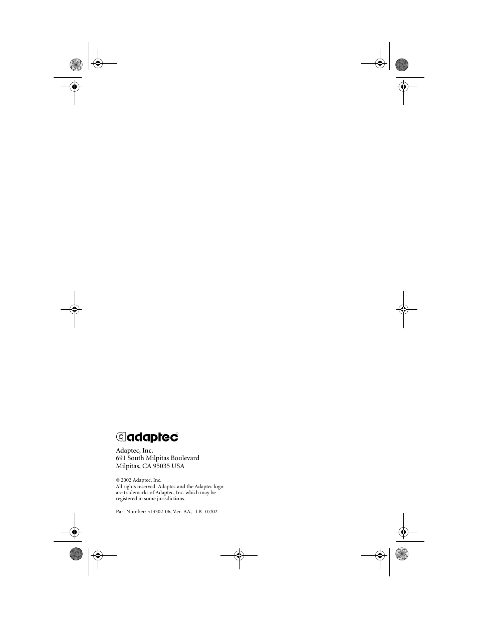 Adaptec FireConnect For Notebooks User Manual | Page 22 / 22