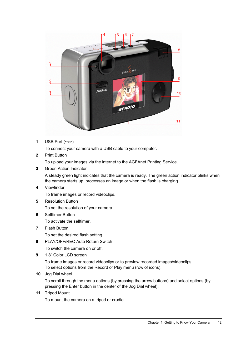 AGFA ePhoto CL34 User Manual | Page 12 / 53