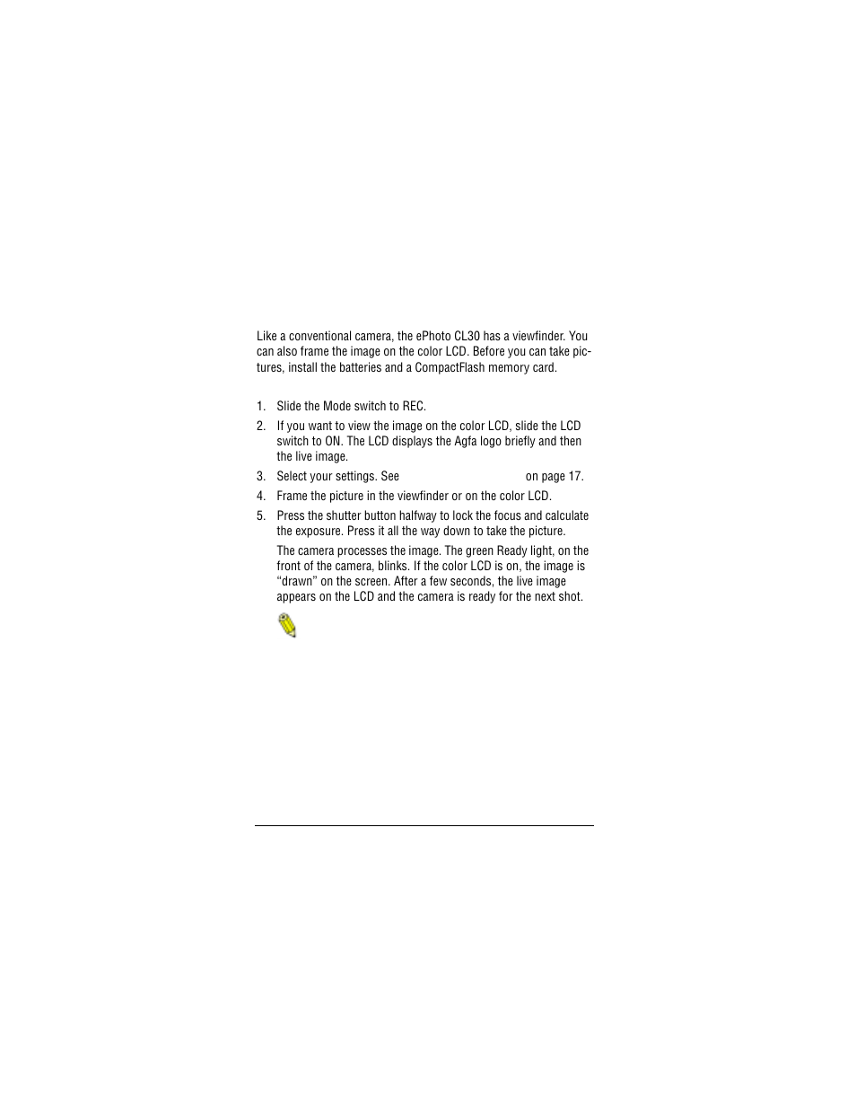 AGFA CL30 User Manual | Page 16 / 48