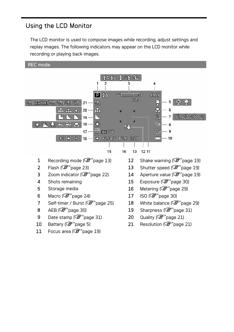 Using the lcd monitor | AGFA DC-733i User Manual | Page 14 / 60