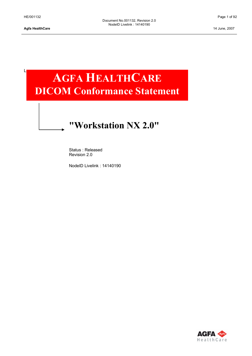 AGFA HE/001132 User Manual | 93 pages