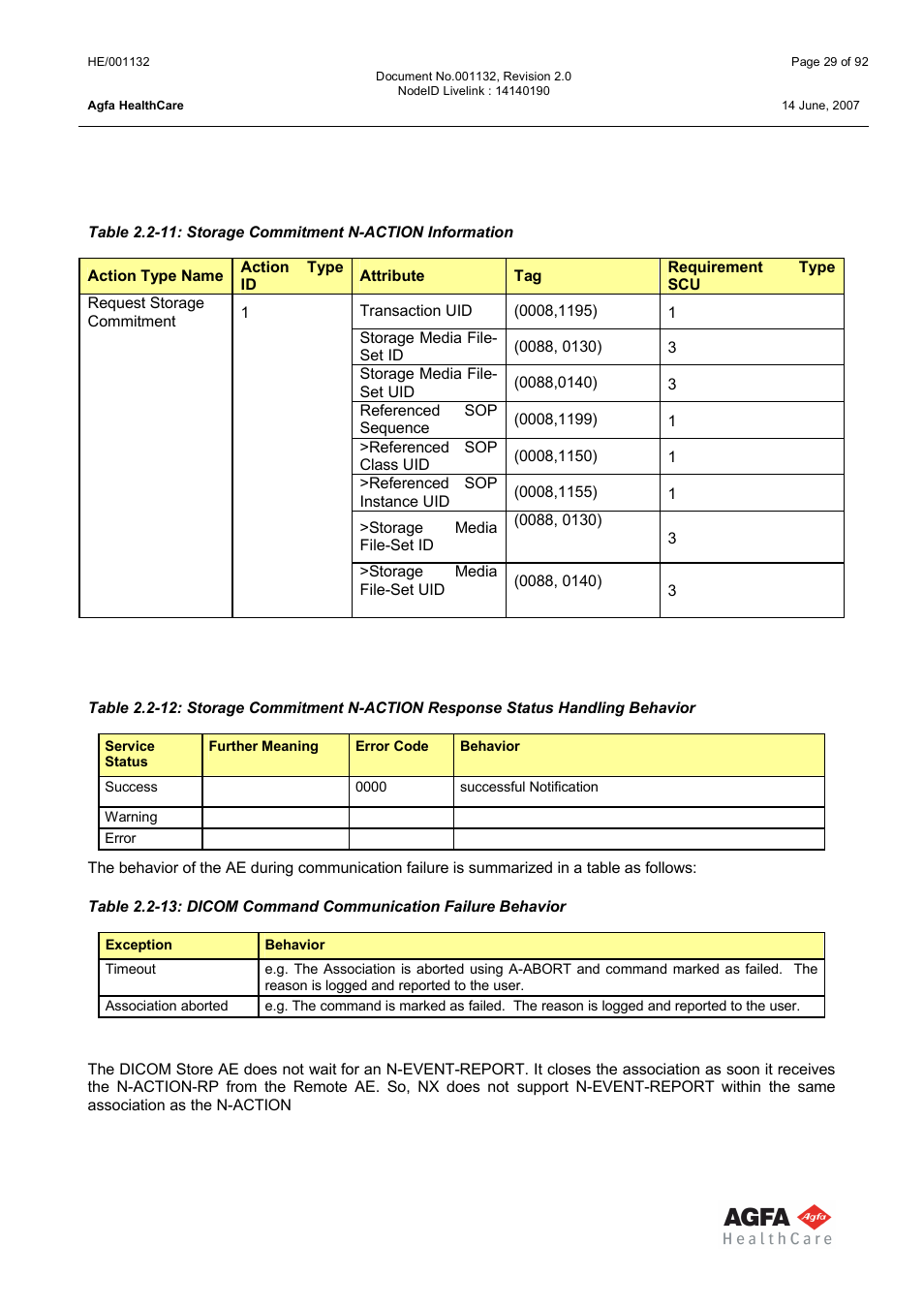 AGFA HE/001132 User Manual | Page 29 / 93