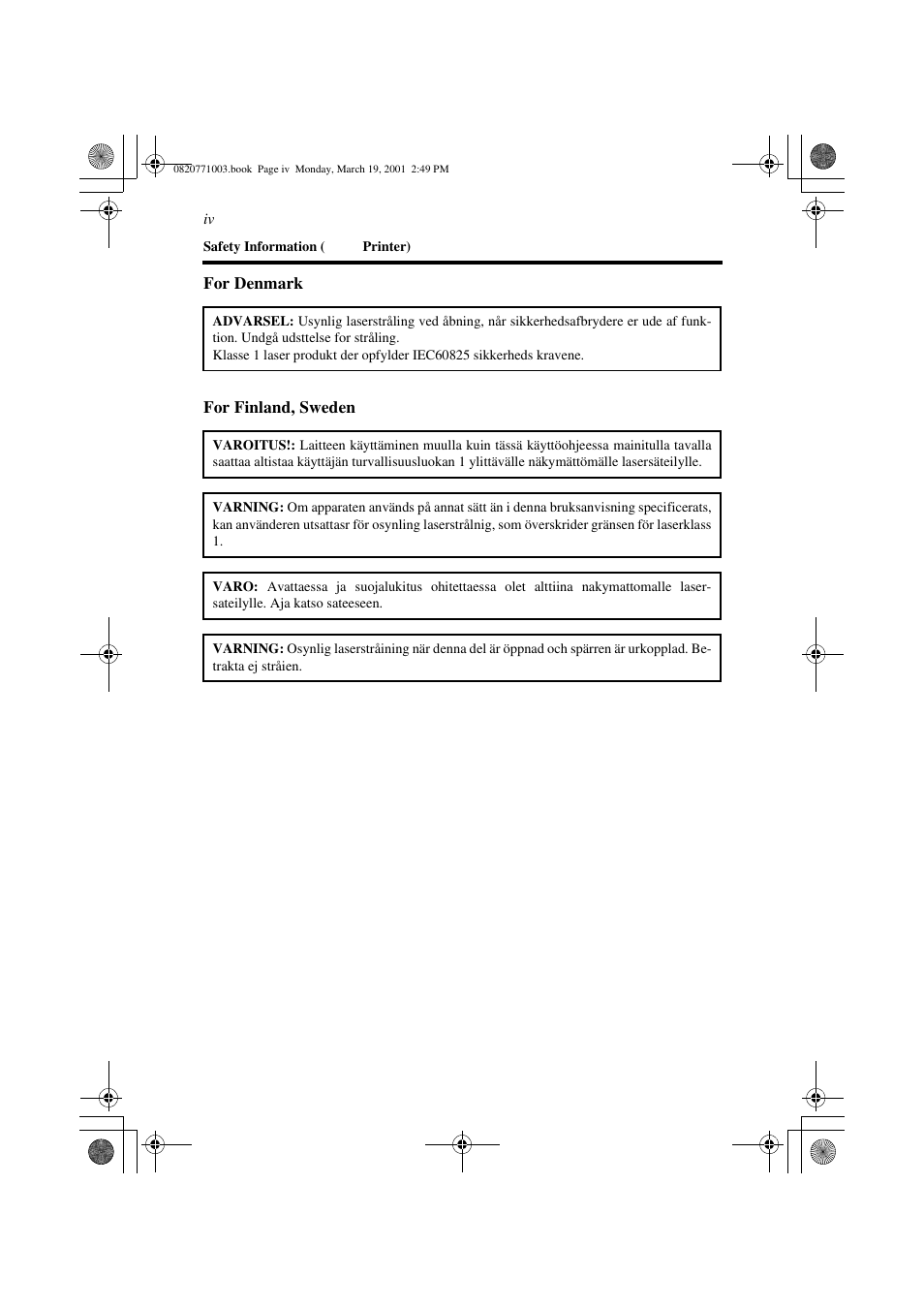 AGFA IT SR 24 User Manual | Page 11 / 91