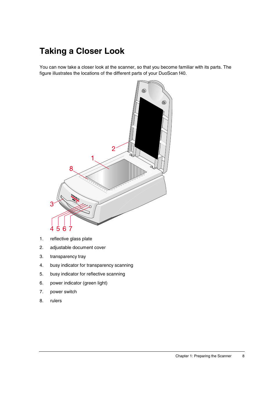 Taking a closer look | AGFA DuoScan f40 User Manual | Page 8 / 36