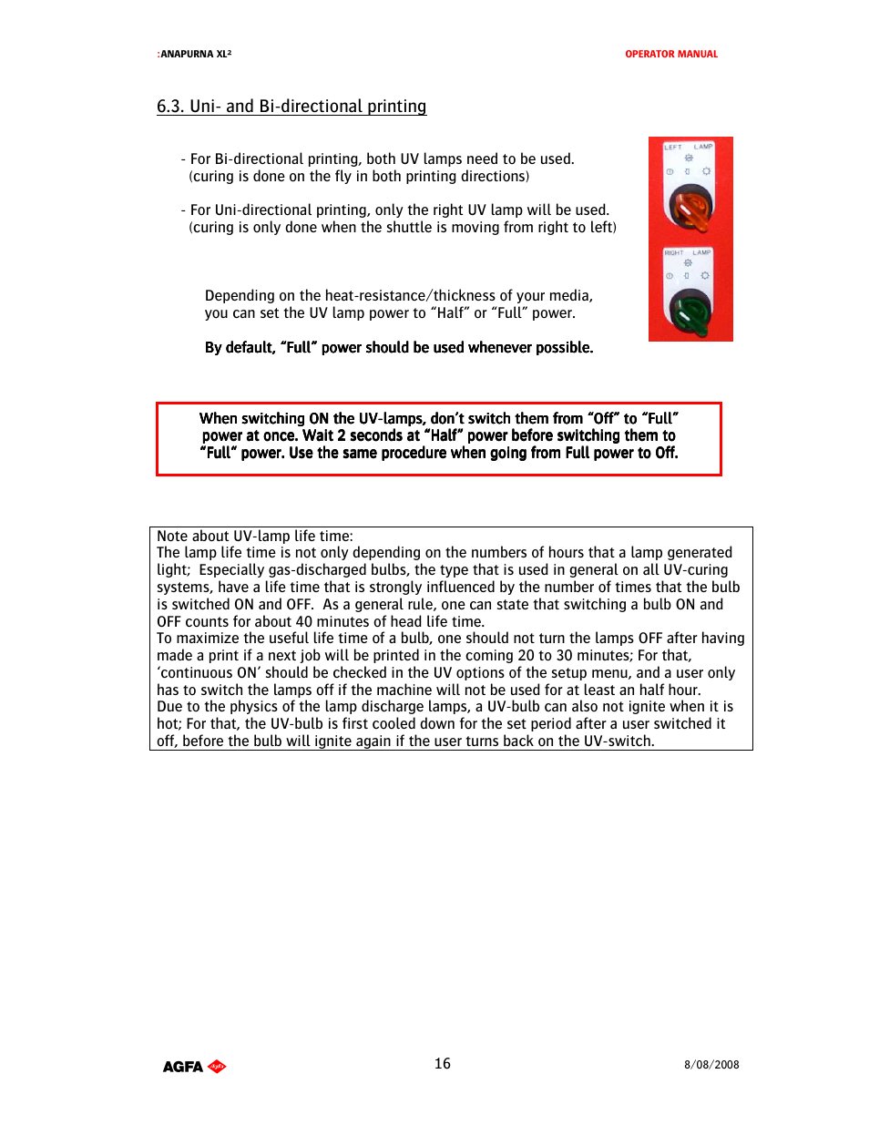 AGFA 1 User Manual | Page 16 / 54