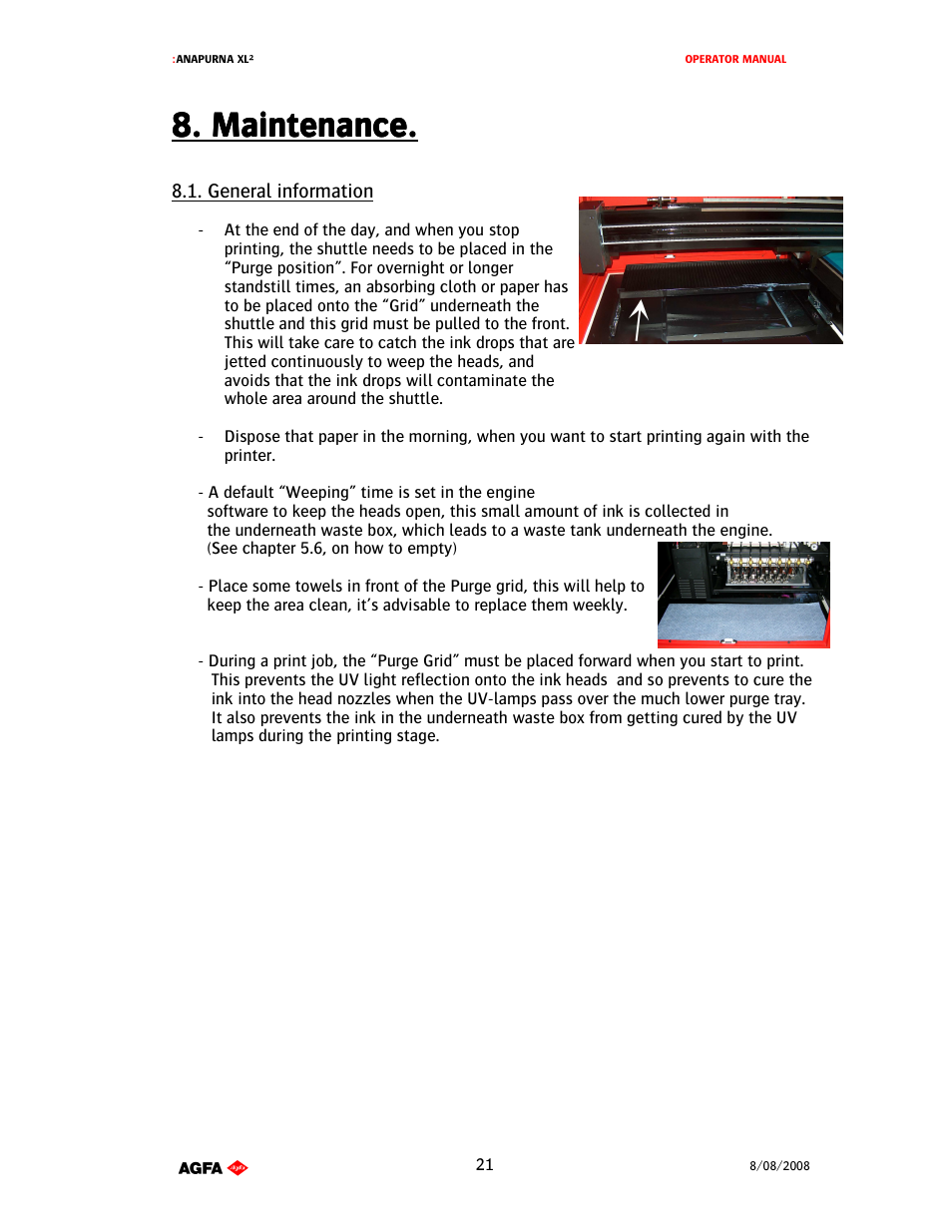 AGFA 1 User Manual | Page 21 / 54