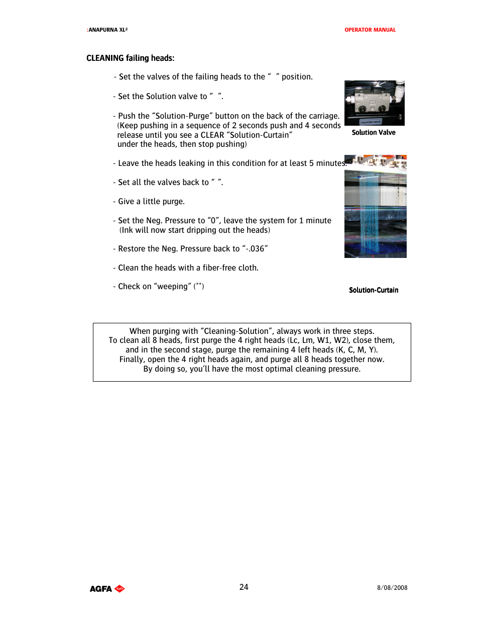AGFA 1 User Manual | Page 24 / 54
