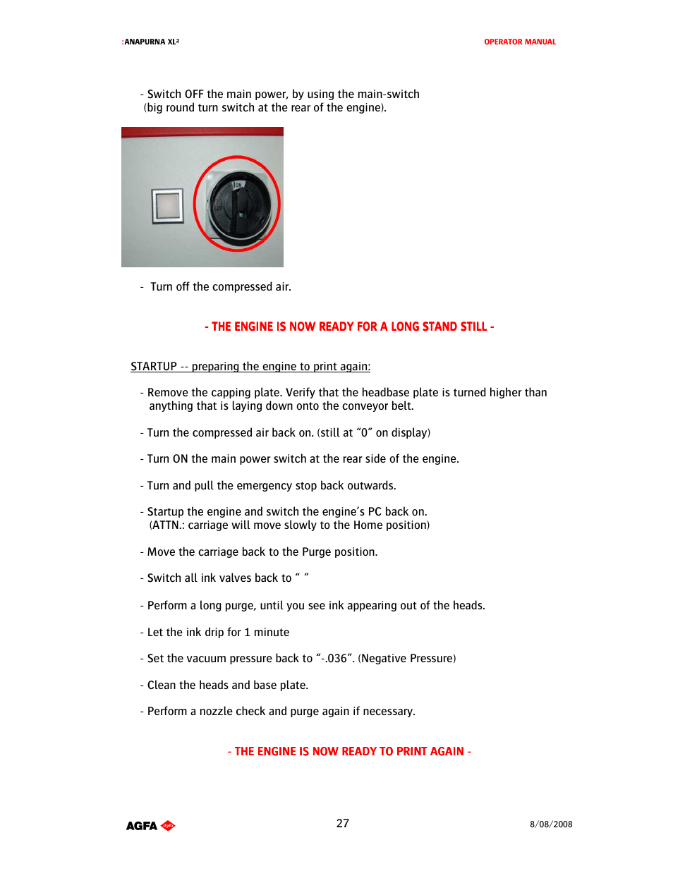 AGFA 1 User Manual | Page 27 / 54