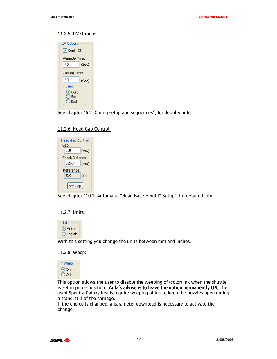 AGFA 1 User Manual | Page 44 / 54