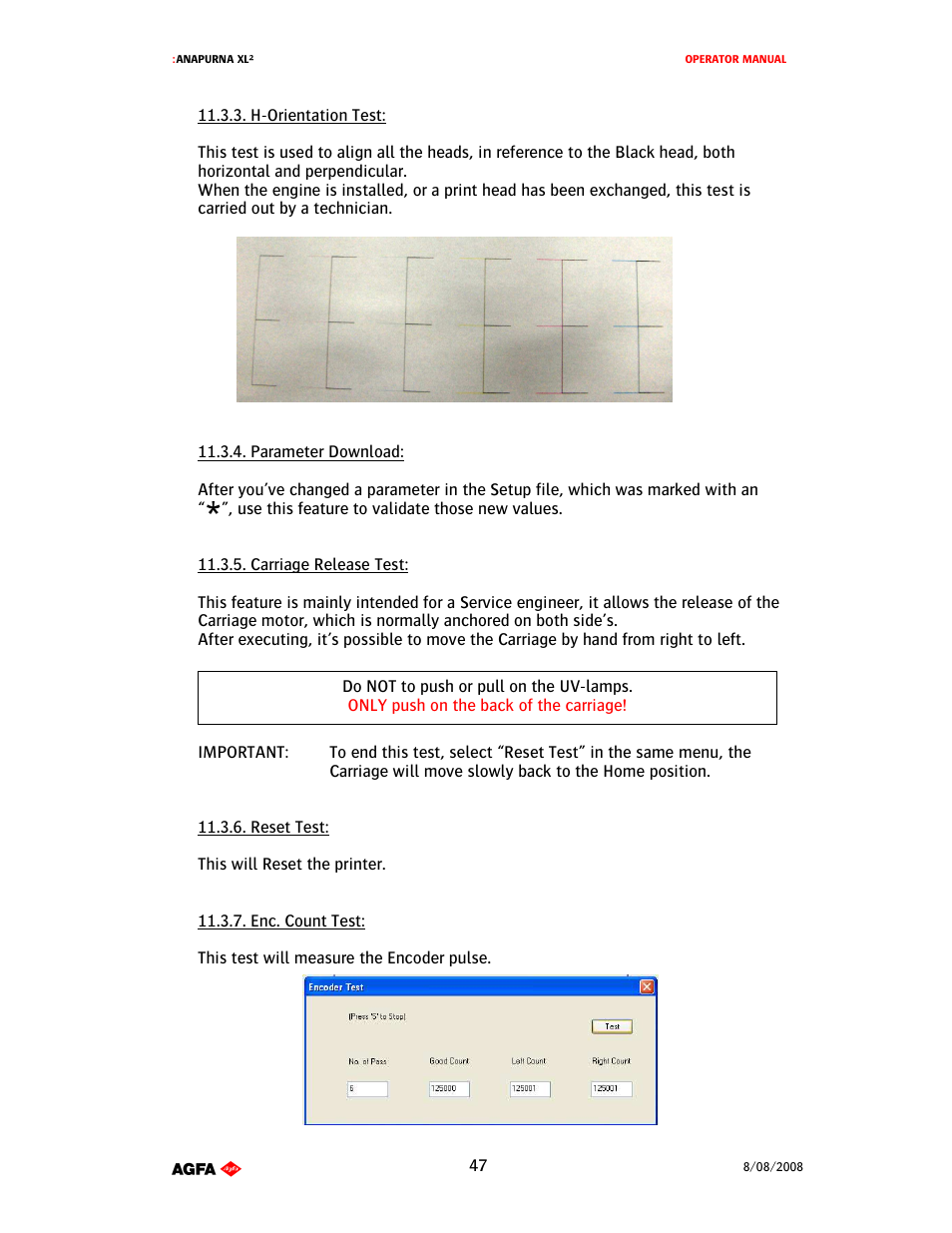 AGFA 1 User Manual | Page 47 / 54