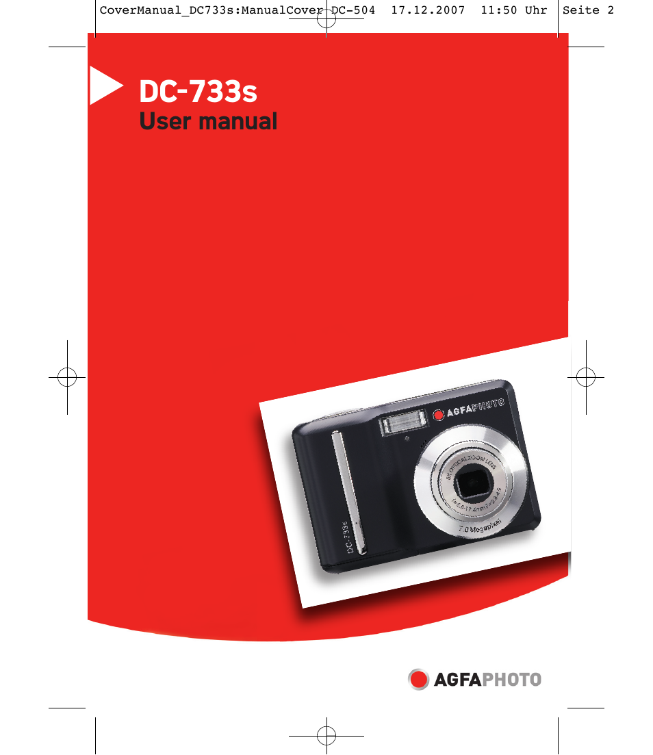 AGFA DC-733s User Manual | 66 pages