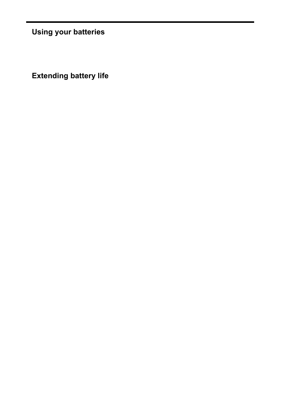 Using your batteries, Extending battery life | AGFA DC-733s User Manual | Page 3 / 66
