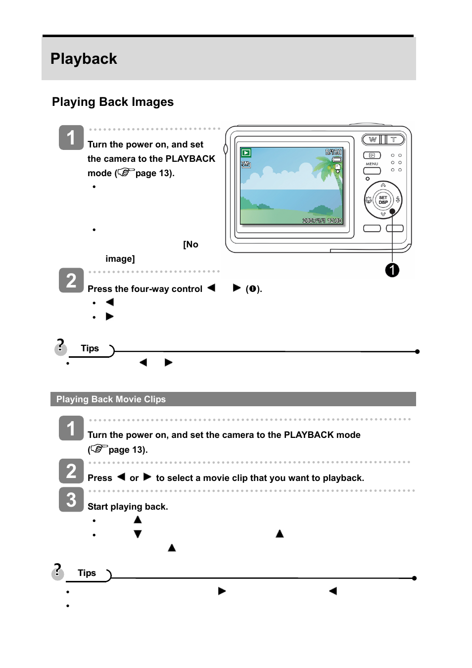 Playback, Playing back images | AGFA DC-733s User Manual | Page 41 / 66