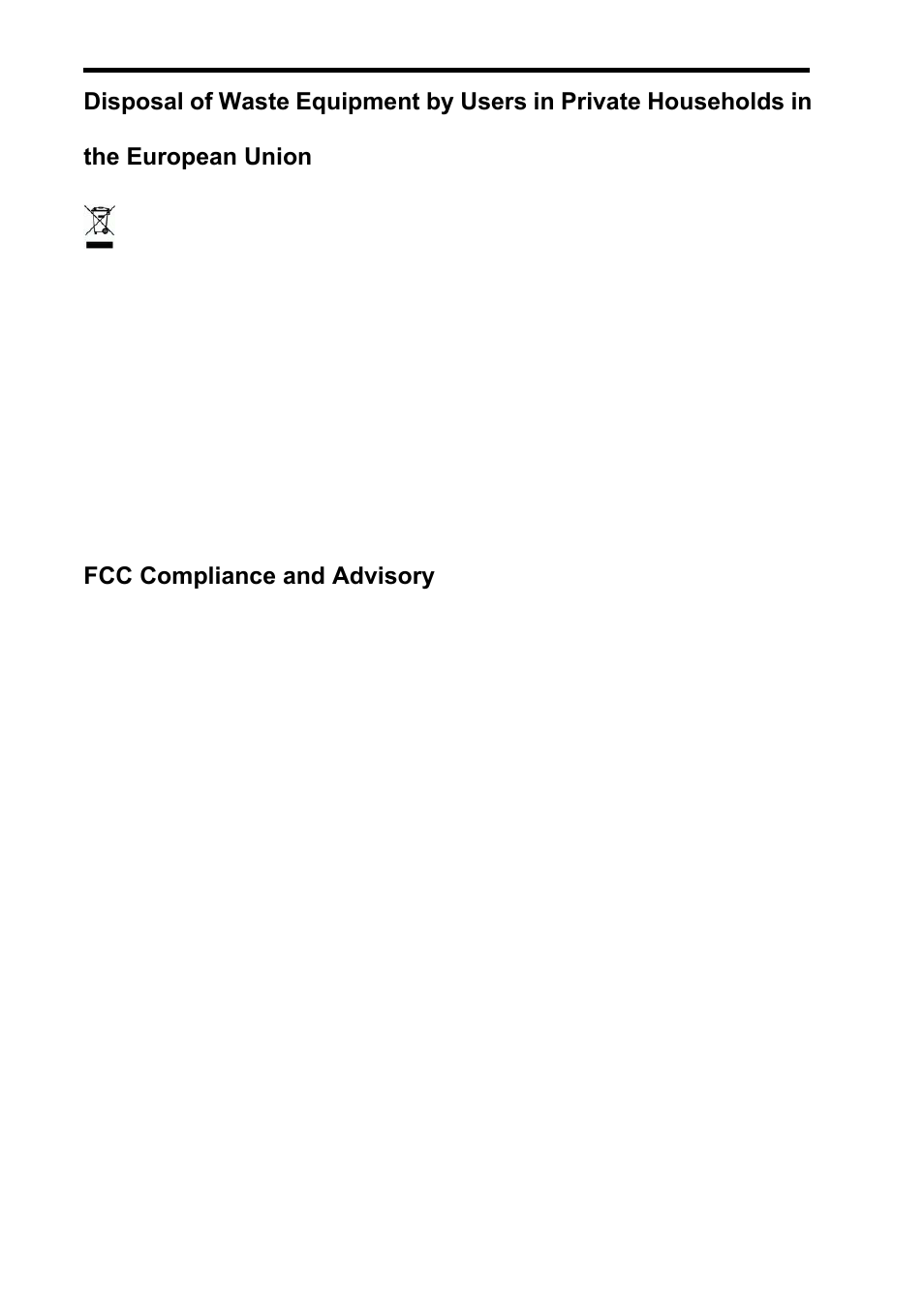 Fcc compliance and advisory | AGFA DC-733s User Manual | Page 65 / 66