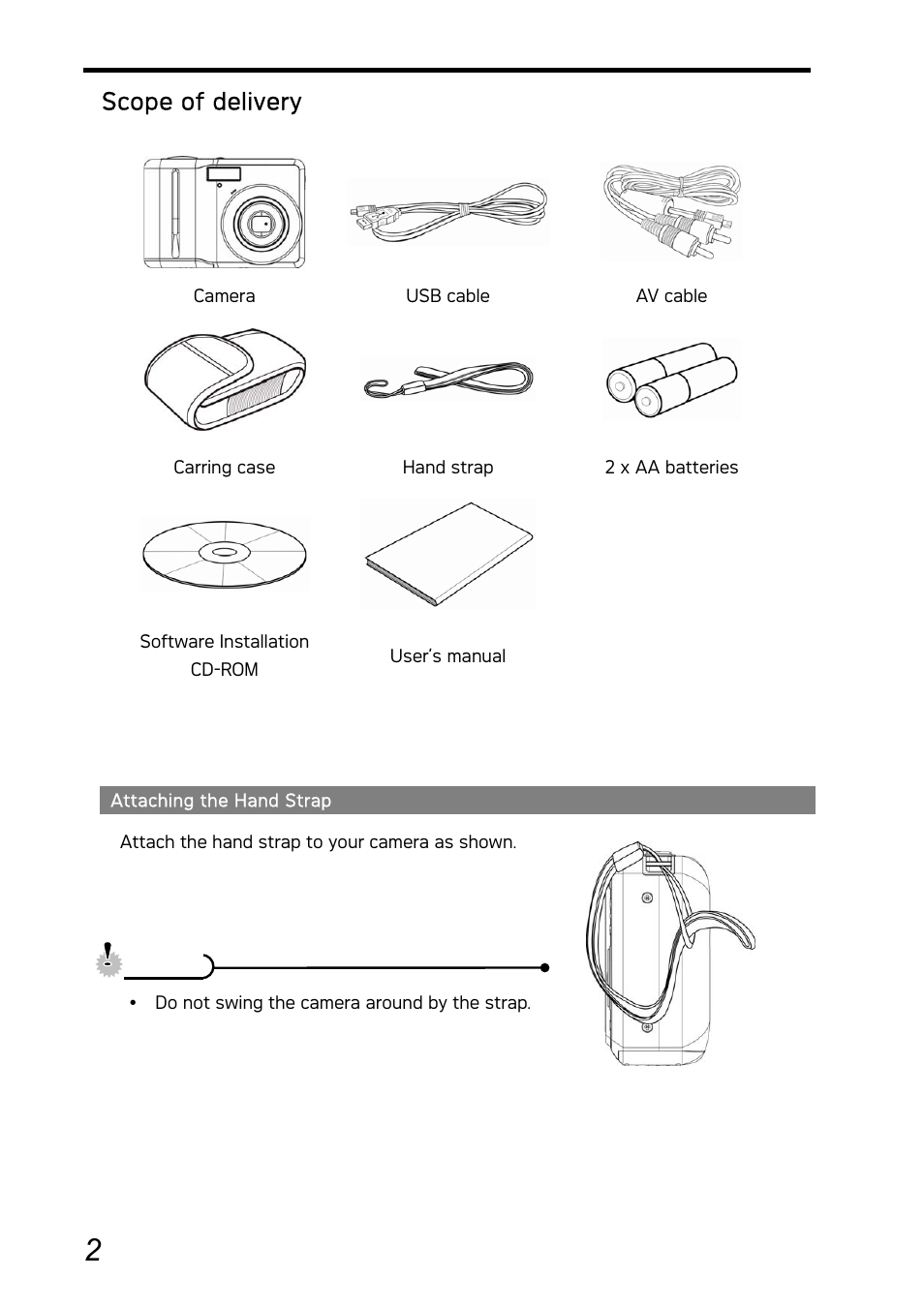 Scope of delivery | AGFA Graphite DC-730i User Manual | Page 7 / 61